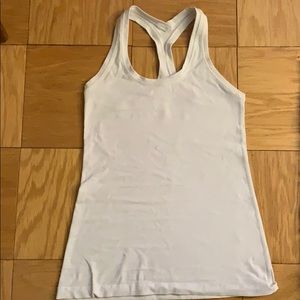 Lululemon Cool Racerback II Nulu - white, sz 4